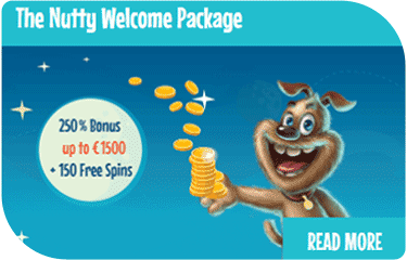 Crazyno casino - the nutty welcome package bonus