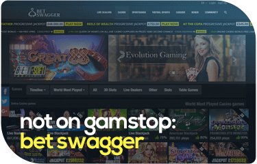 not on gamstop: bet swagger