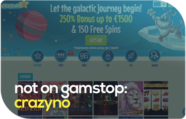 not on gamstop: crazyno