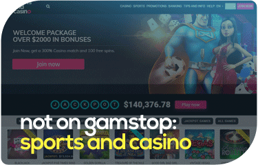 not on gamstop: sports and casino