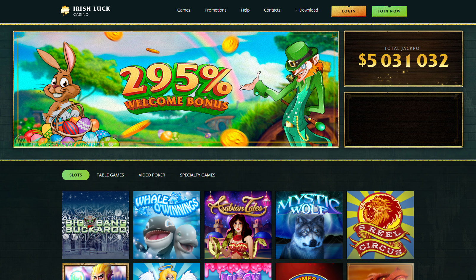 screenshot-irish-luck-casino-1